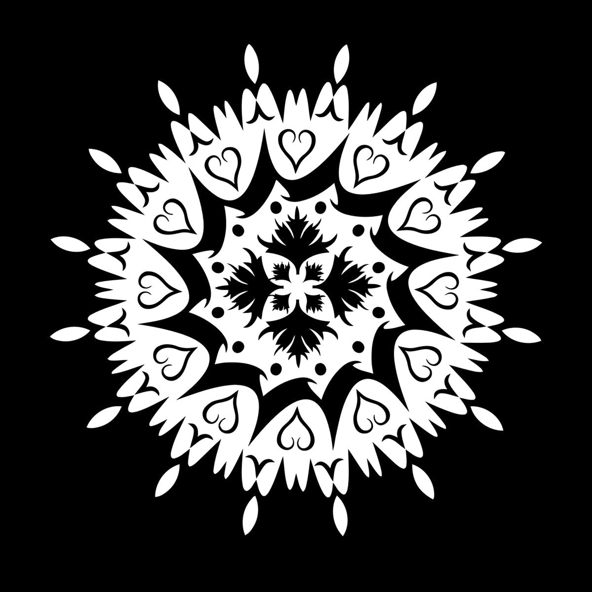 Vinyl Wall Stickers Circle Flower Ornament Natural Mandala Yoga Studio Self Adhesive