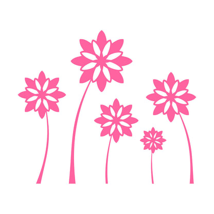 Fine Carving Stickers Flower Floral Beautiful Natural Waterproof