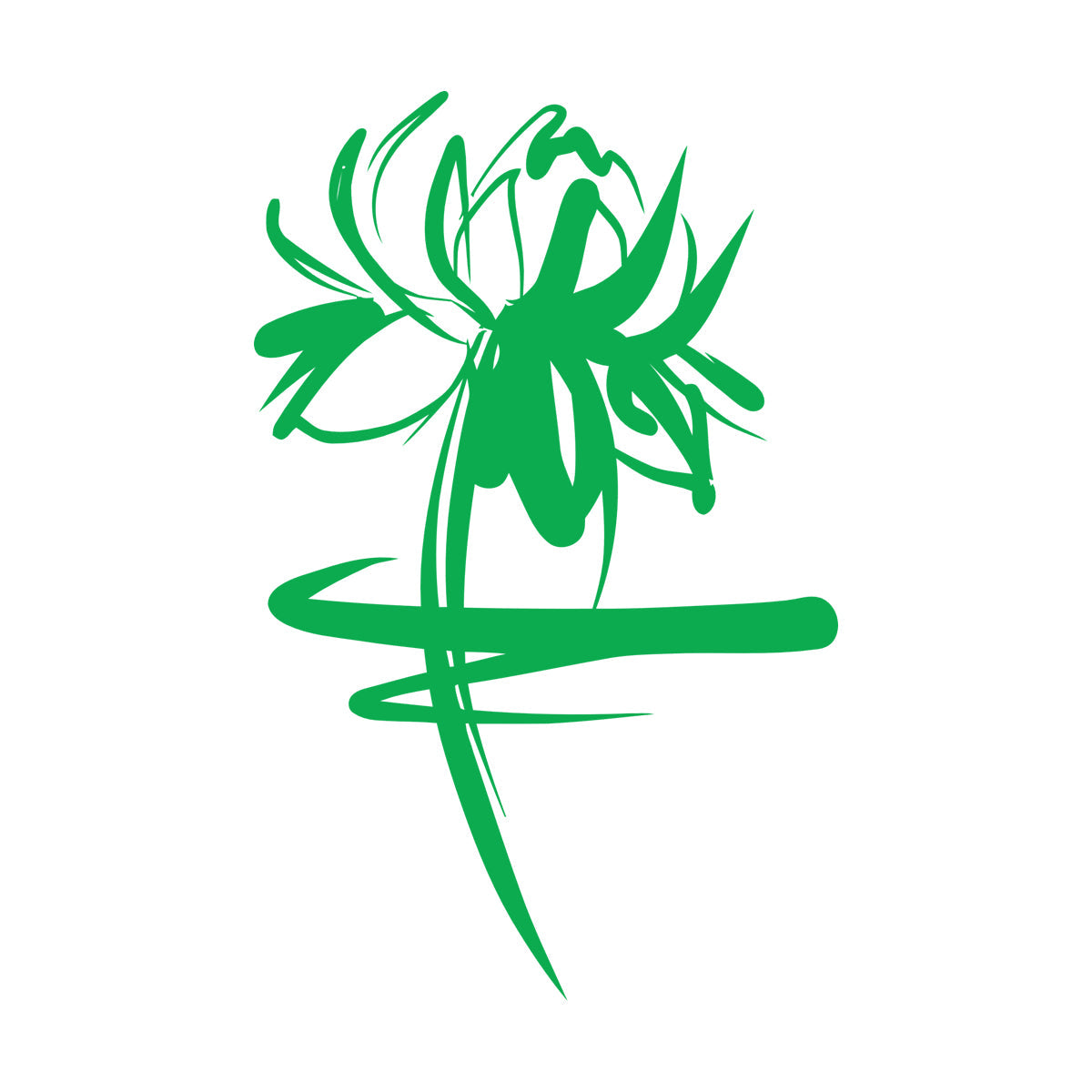 Vinyl Art Sticker Lotus Sacred Flower East Symbol Of Buddhism Home Can Modify And Add Information