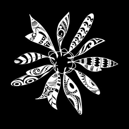 Lettering Decals Magic Talisman Flower Dreamcatcher Feathers Ornament Wall Beautification