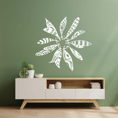 Lettering Decals Magic Talisman Flower Dreamcatcher Feathers Ornament Wall Beautification