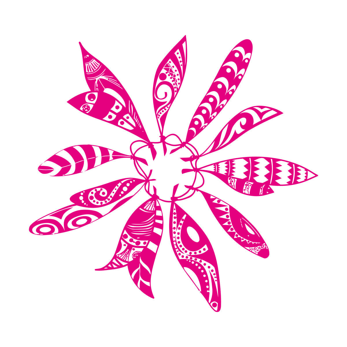 Lettering Decals Magic Talisman Flower Dreamcatcher Feathers Ornament Wall Beautification