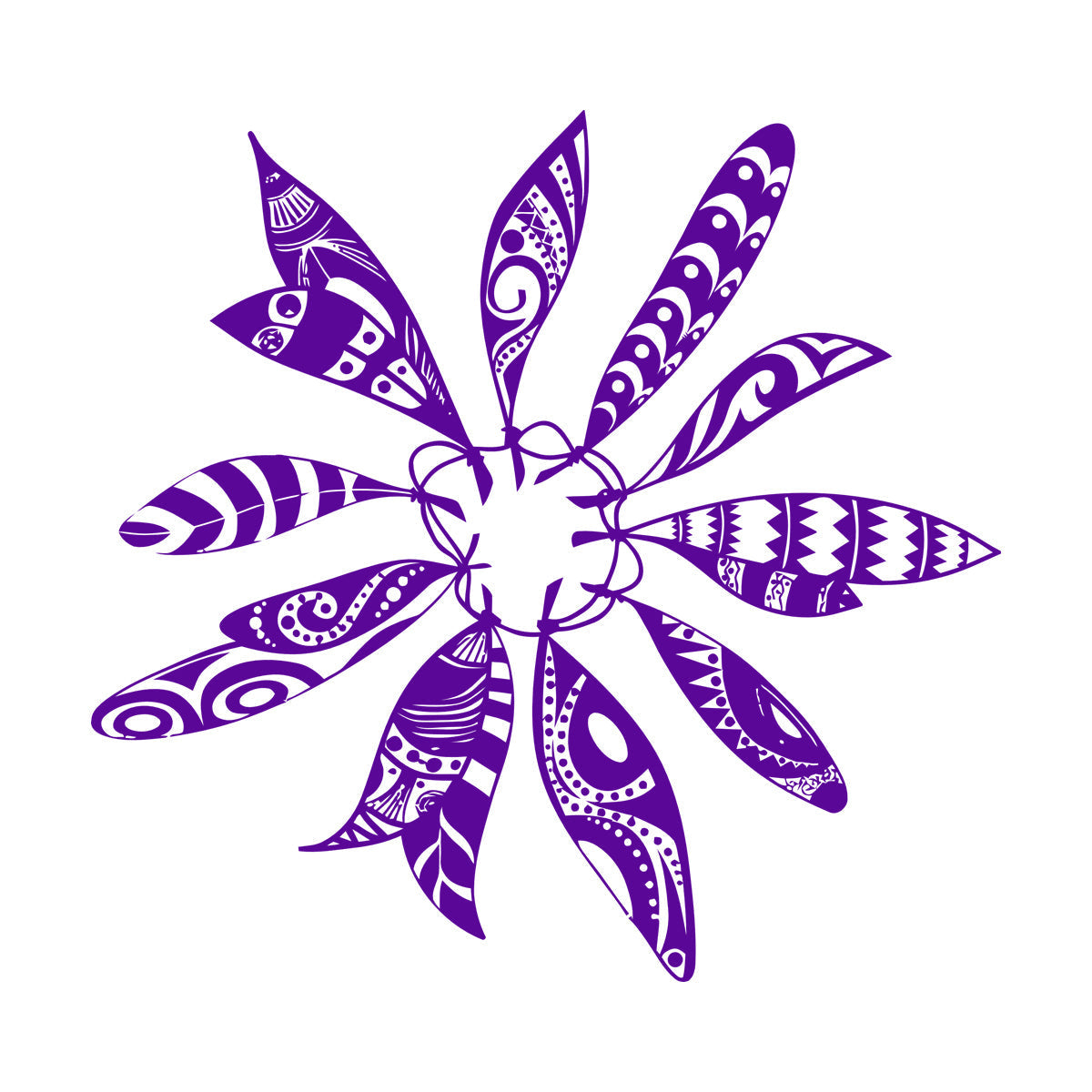 Lettering Decals Magic Talisman Flower Dreamcatcher Feathers Ornament Wall Beautification