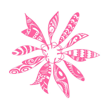 Lettering Decals Magic Talisman Flower Dreamcatcher Feathers Ornament Wall Beautification