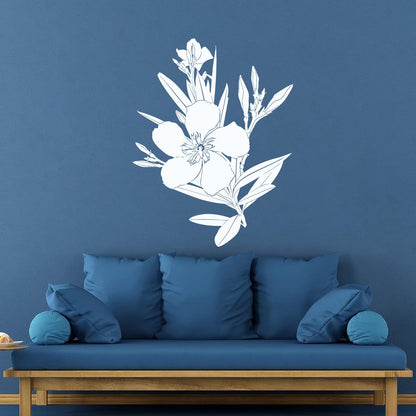 Wall Decals Flower Branch Bud And Leaves Tattoo Culture