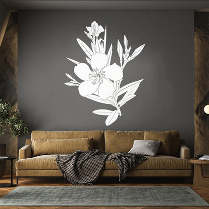 Wall Decals Flower Branch Bud And Leaves Tattoo Culture