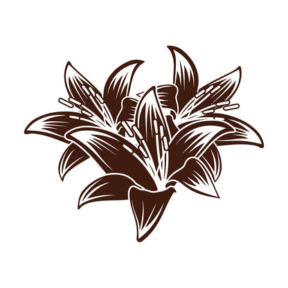 Vinyl Wall Decals Hibiscus Beautiful Tropical Flowers Removable Without Leaving Glue