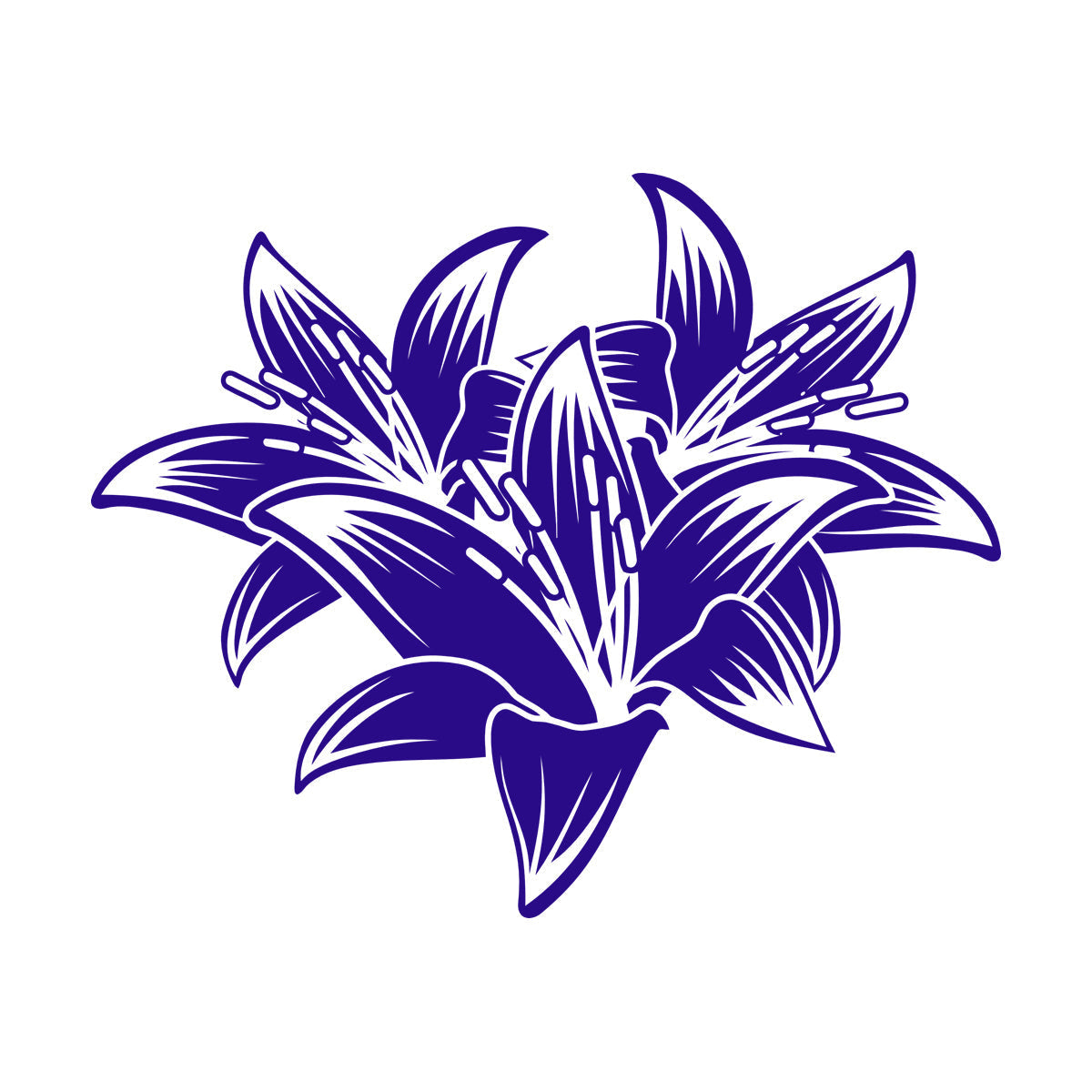 Vinyl Wall Decals Hibiscus Beautiful Tropical Flowers Removable Without Leaving Glue