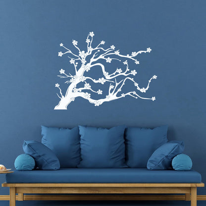 Wall Stickers Paster Paper Tree Flowers Branch Natural Cool Multi Color Selection