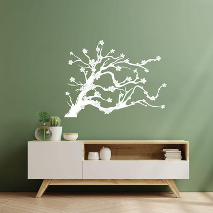 Wall Stickers Paster Paper Tree Flowers Branch Natural Cool Multi Color Selection