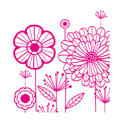 Wall Stickers Floral Flower Dandelion Cool Modern Art Mural Painting