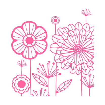 Wall Stickers Floral Flower Dandelion Cool Modern Art Mural Painting