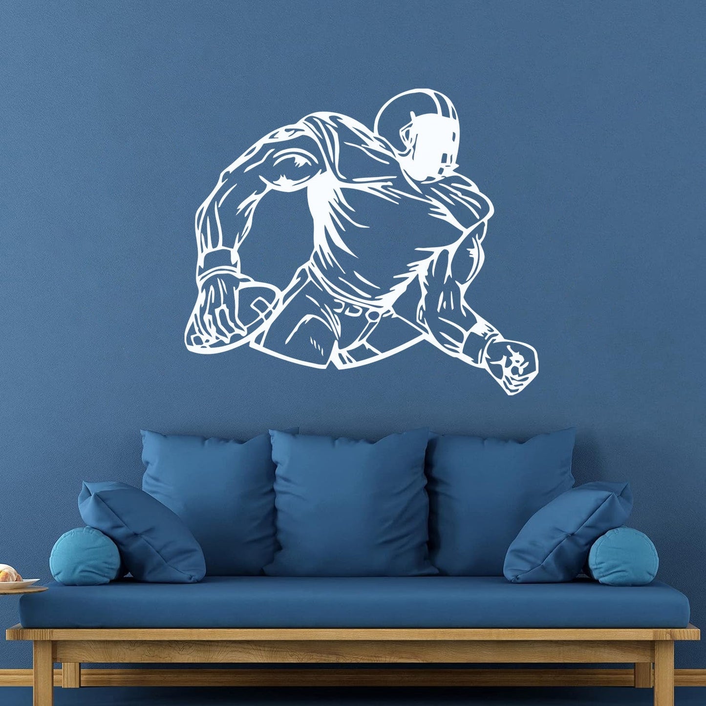 Wall Decals Paster Paper American Football Sports Fans Player Sport Quarterback Wall Beautification