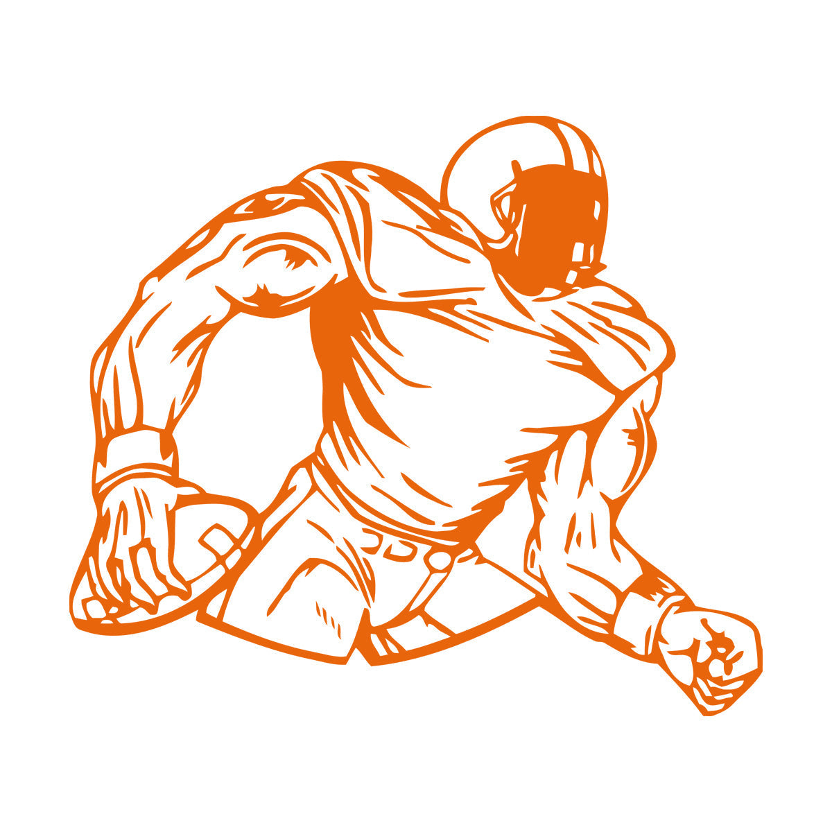 Wall Decals Paster Paper American Football Sports Fans Player Sport Quarterback Wall Beautification