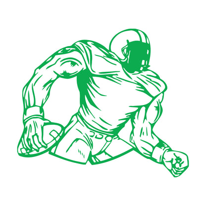 Wall Decals Paster Paper American Football Sports Fans Player Sport Quarterback Wall Beautification