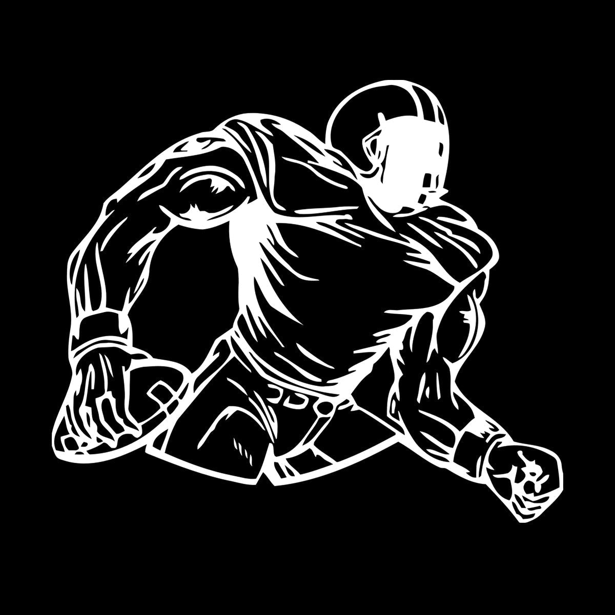 Wall Decals Paster Paper American Football Sports Fans Player Sport Quarterback Wall Beautification