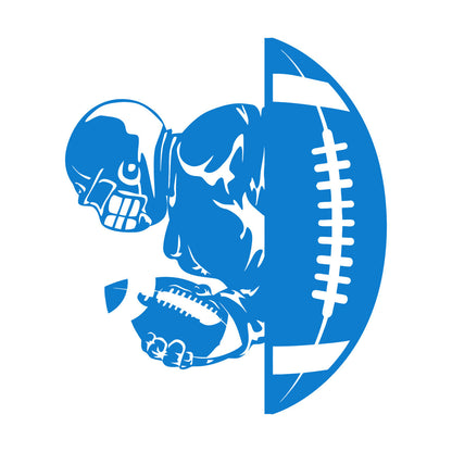 American Football Player Ball Sport Gymnastics Vinyl Wall Stickers Car Body Decoration