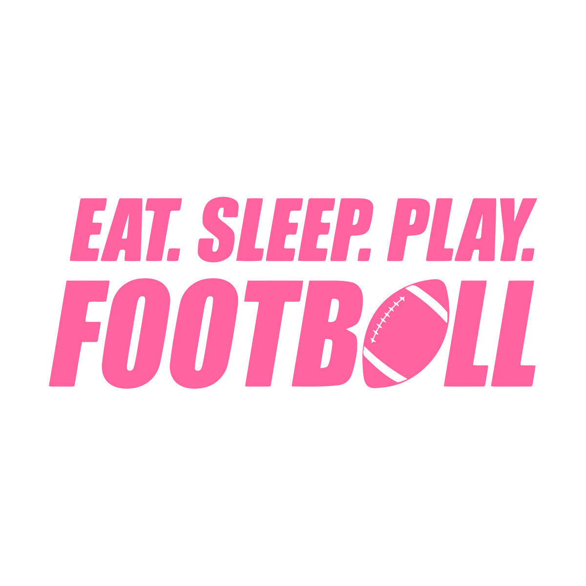 Wall Stickers Paster Paper Phrase Eat Sleep Play Football Team Game Sport Love Removable Without Leaving Glue