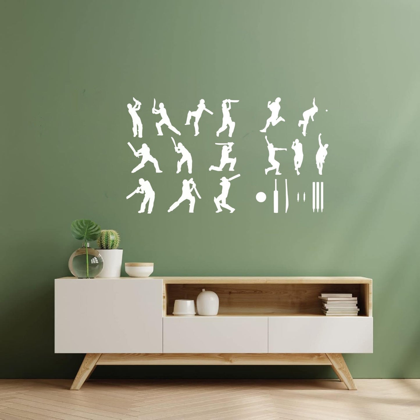 Fine Carving Decals Baseball Players Team Silhouette Game Boys Gymnastics Equipped With Transfer Film Kit