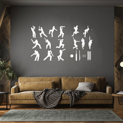 Fine Carving Decals Baseball Players Team Silhouette Game Boys Gymnastics Equipped With Transfer Film Kit