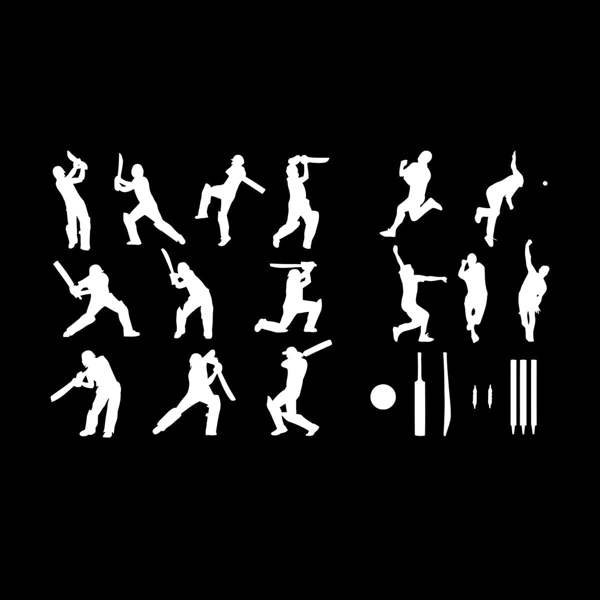 Fine Carving Decals Baseball Players Team Silhouette Game Boys Gymnastics Equipped With Transfer Film Kit
