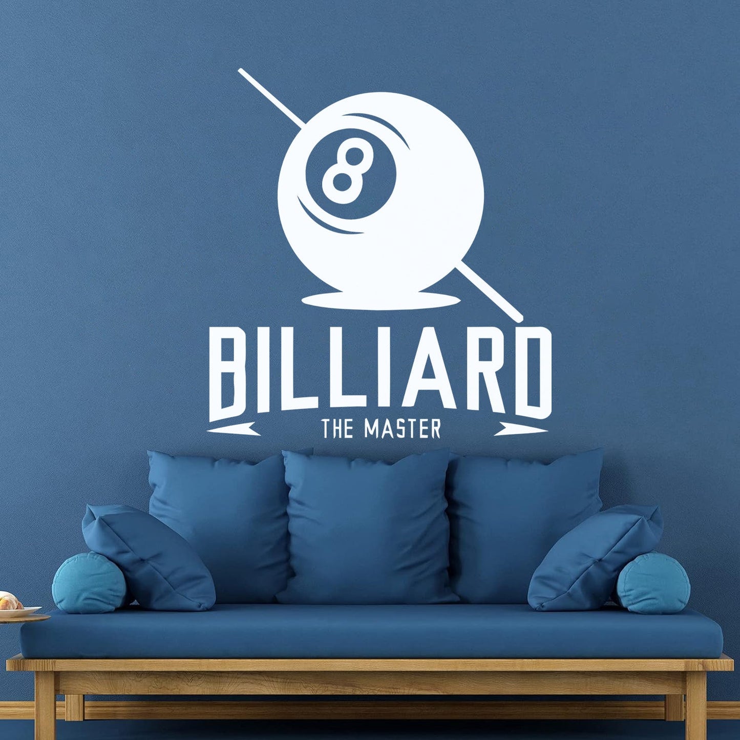 Engraving Stickers Billiard The Master Lettering Ball With Number Art Mural Painting