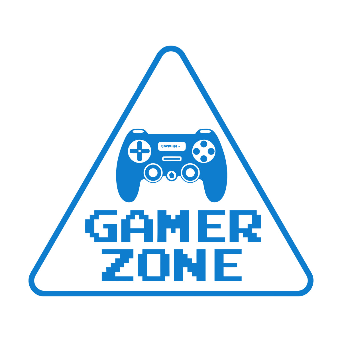 Wall Stickers Paster Paper Game Zone Lettering Sign Joystick Boy Room Glass Stickers