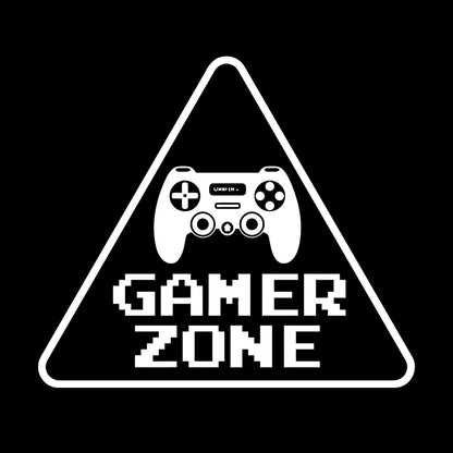Wall Stickers Paster Paper Game Zone Lettering Sign Joystick Boy Room Glass Stickers