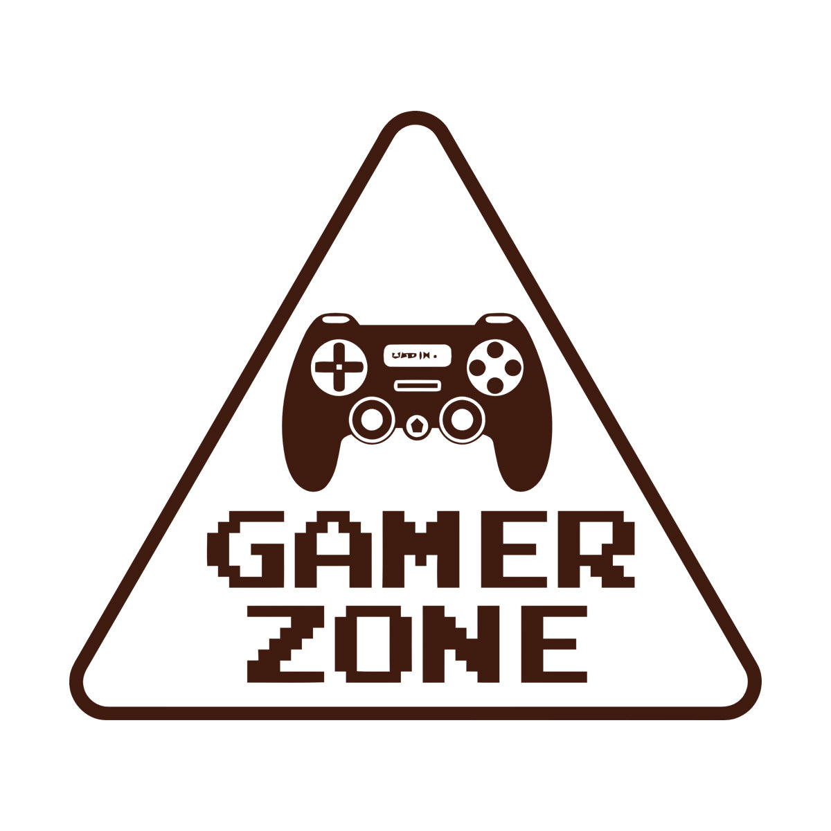 Wall Stickers Paster Paper Game Zone Lettering Sign Joystick Boy Room Glass Stickers