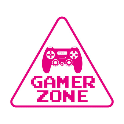 Wall Stickers Paster Paper Game Zone Lettering Sign Joystick Boy Room Glass Stickers