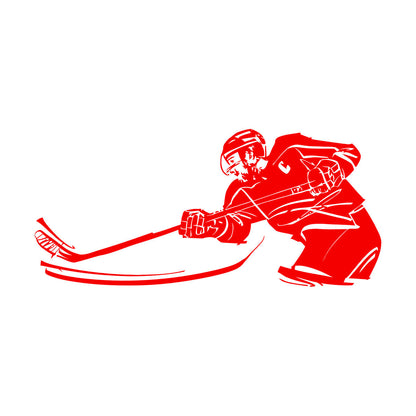 Fine Carving Stickers Hockey Sport Stick Puck Game Tattoo Culture