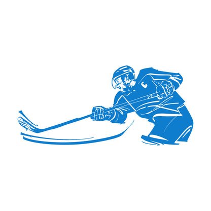 Fine Carving Stickers Hockey Sport Stick Puck Game Tattoo Culture