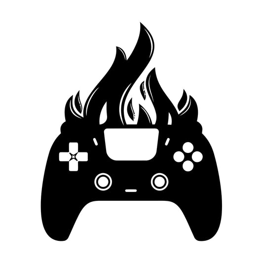 Joystick Fire Game Boy Game Playroom Wall Stickers Removable Without Leaving Glue