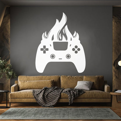 Joystick Fire Game Boy Game Playroom Wall Stickers Removable Without Leaving Glue