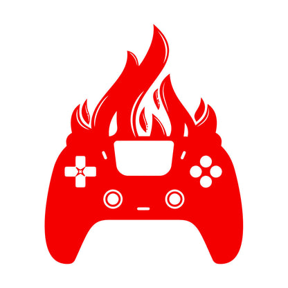 Joystick Fire Game Boy Game Playroom Wall Stickers Removable Without Leaving Glue