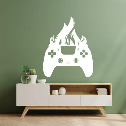 Joystick Fire Game Boy Game Playroom Wall Stickers Removable Without Leaving Glue