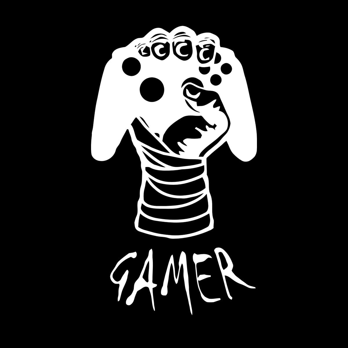 Game Hand Video Game Gaming Boys Lettering Stickers Art Mural Painting