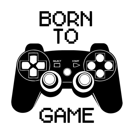 Wall Stickers Quote Video Game Computer Joystick Gaming Teen Boys Glass Stickers