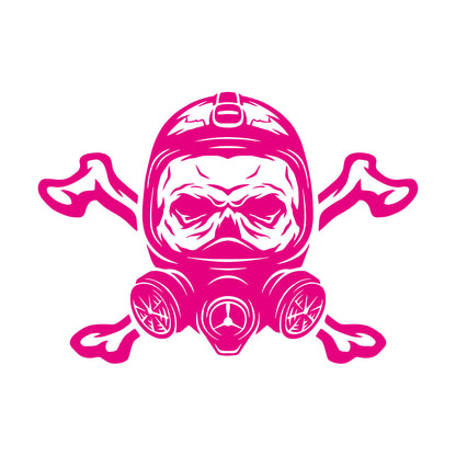 Skull Respirator Game Boy Gift Wall Decals Paster Paper Equipped With Transfer Film Kit