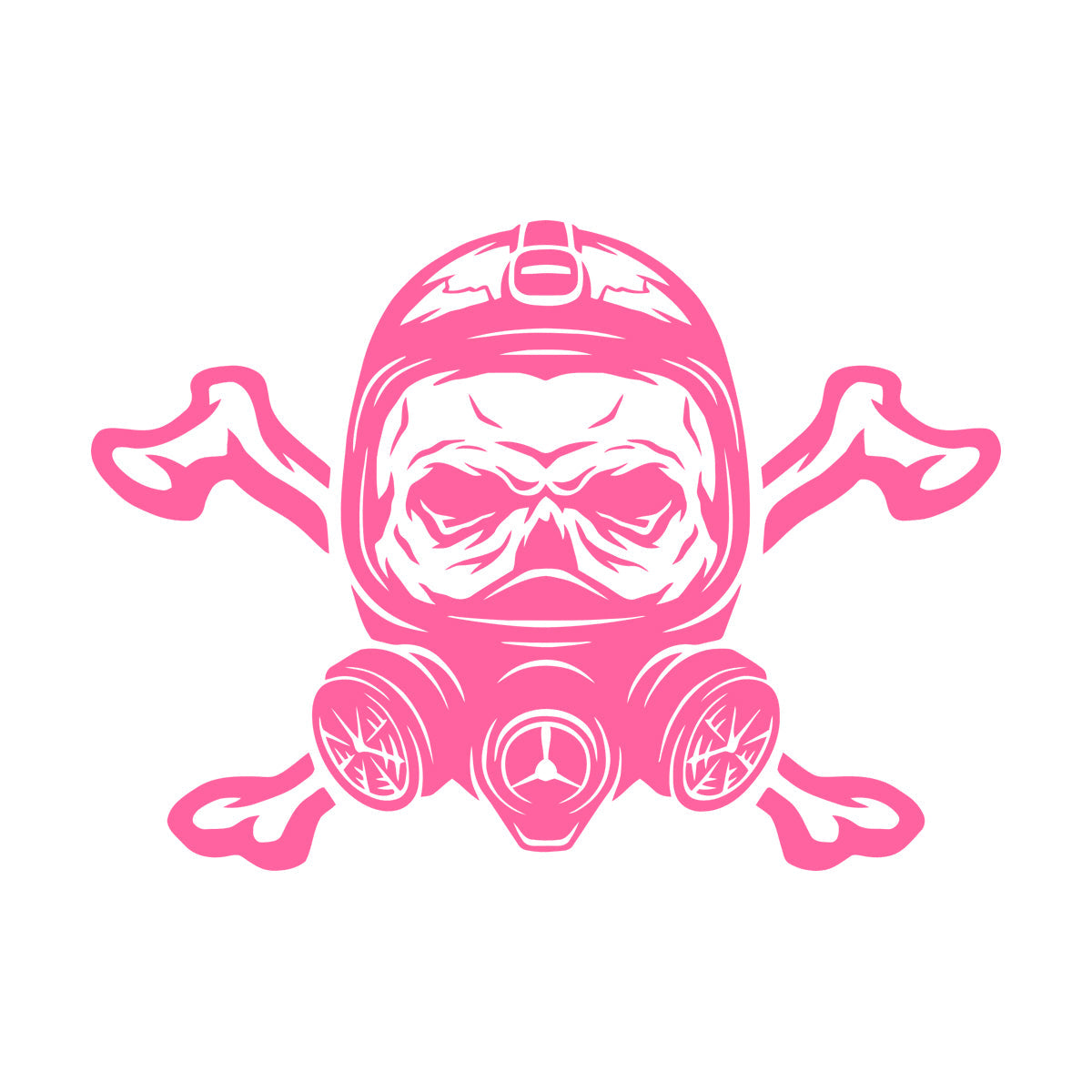 Skull Respirator Game Boy Gift Wall Decals Paster Paper Equipped With Transfer Film Kit