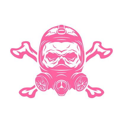 Skull Respirator Game Boy Gift Wall Decals Paster Paper Equipped With Transfer Film Kit