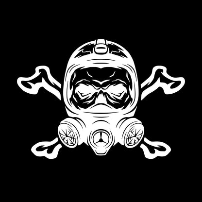 Skull Respirator Game Boy Gift Wall Decals Paster Paper Equipped With Transfer Film Kit