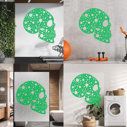 Wall Decals Abstract Funny Halloween Horror Human Skull Art Mural Painting