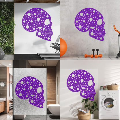 Wall Decals Abstract Funny Halloween Horror Human Skull Art Mural Painting