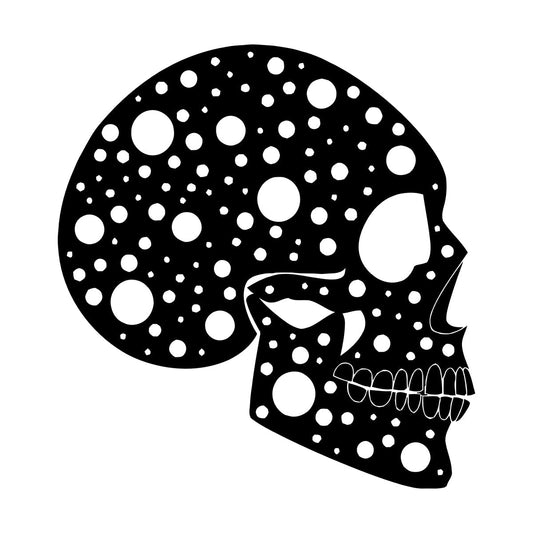 Wall Decals Abstract Funny Halloween Horror Human Skull Art Mural Painting