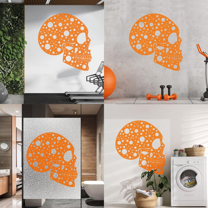 Wall Decals Abstract Funny Halloween Horror Human Skull Art Mural Painting