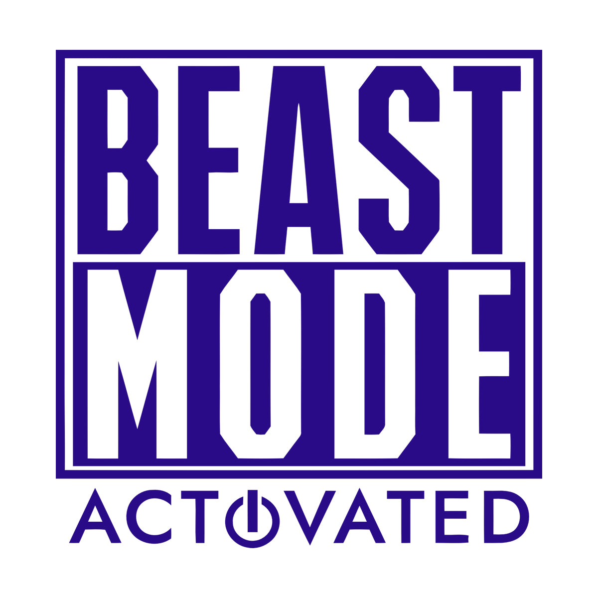 Wall Stickers Beast Mode Activated Game Phrase Game Room Wall Beautification