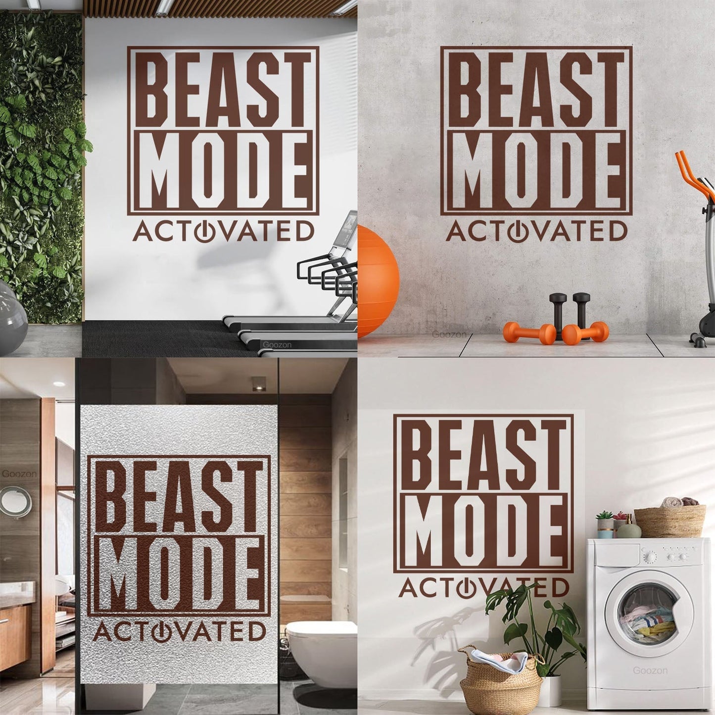 Wall Stickers Beast Mode Activated Game Phrase Game Room Wall Beautification