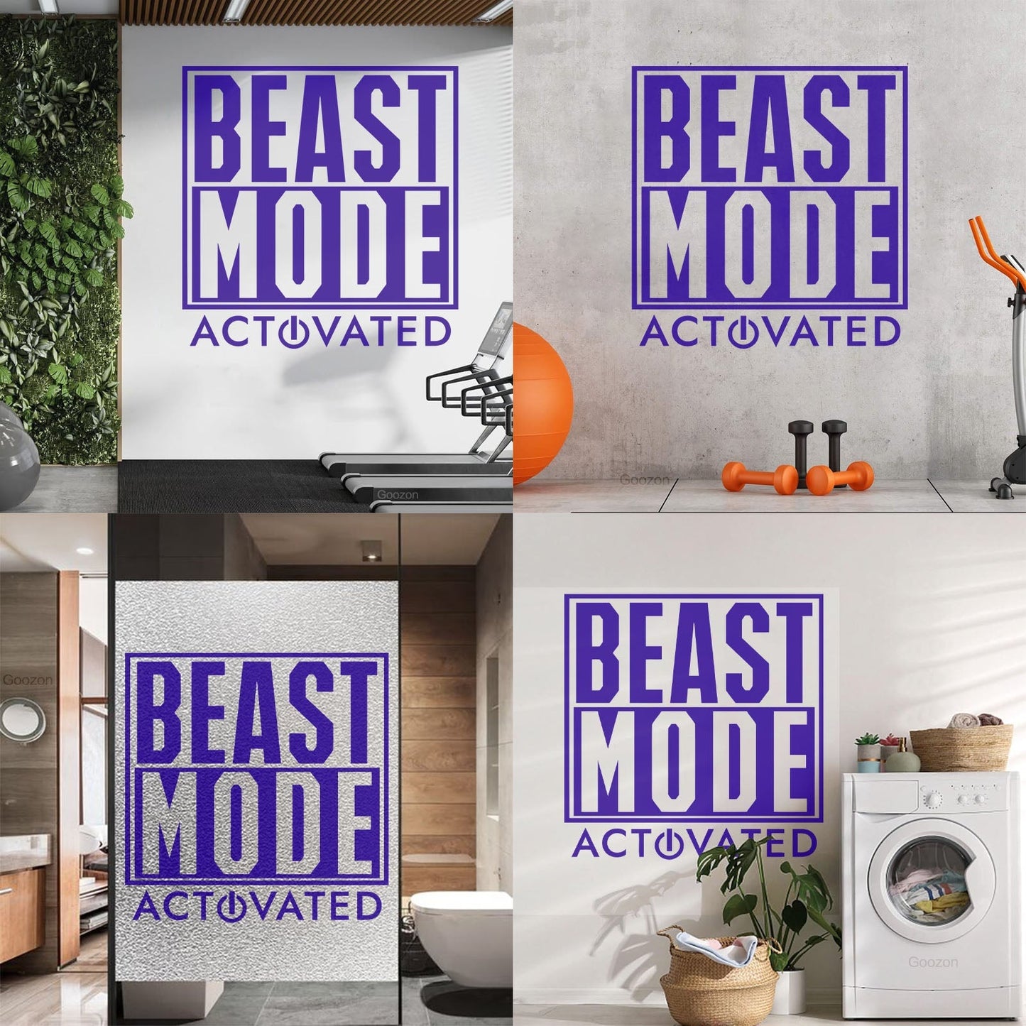 Wall Stickers Beast Mode Activated Game Phrase Game Room Wall Beautification