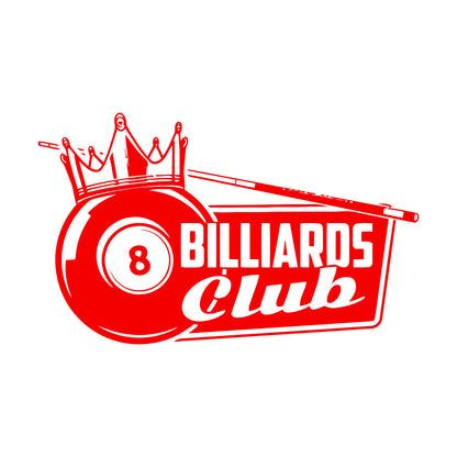 Wall Decals Pvc Billiards Club Crown King Hobbies Sports Leisure Room Tattoo Culture